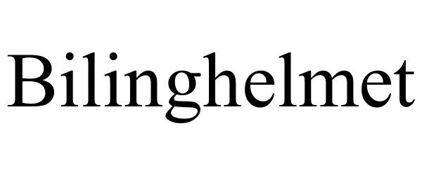 Trademark Logo BILINGHELMET