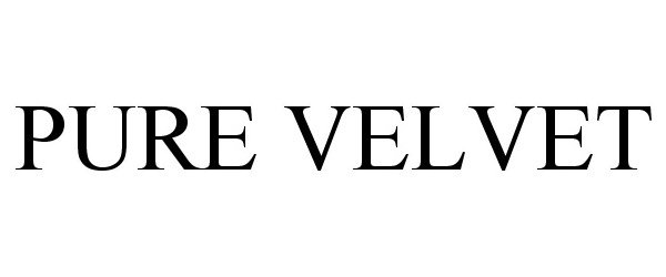 Trademark Logo PURE VELVET