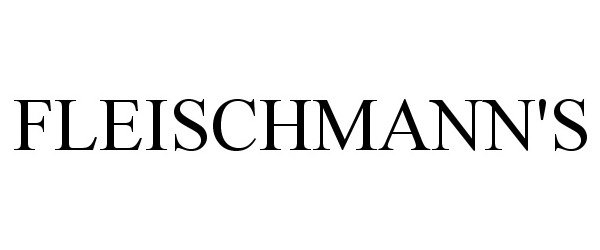 Trademark Logo FLEISCHMANN'S