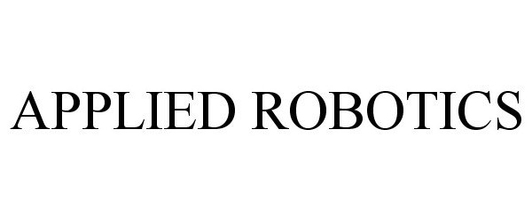  APPLIED ROBOTICS