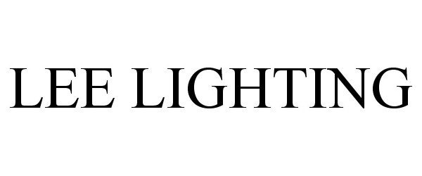 Trademark Logo LEE LIGHTING