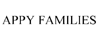 Trademark Logo APPY FAMILIES