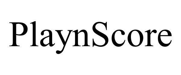 Trademark Logo PLAYNSCORE