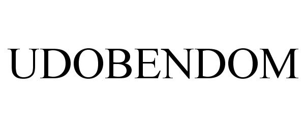 Trademark Logo UDOBENDOM