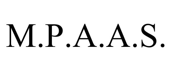 Trademark Logo M.P.A.A.S.