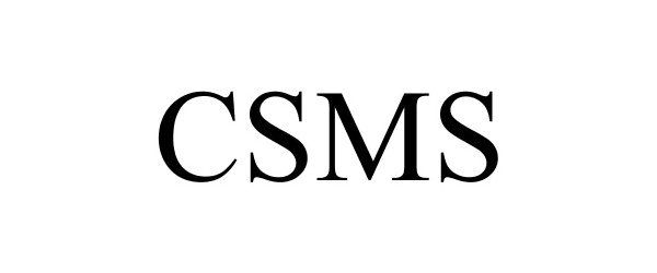 Trademark Logo CSMS
