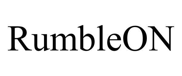 Trademark Logo RUMBLEON