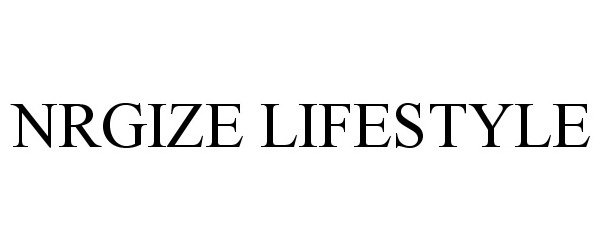 Trademark Logo NRGIZE LIFESTYLE