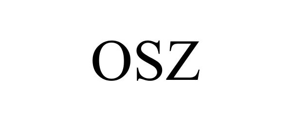 Trademark Logo OSZ