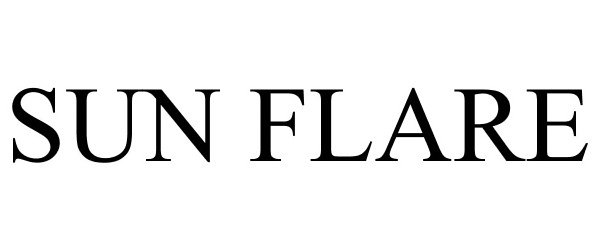 Trademark Logo SUN FLARE