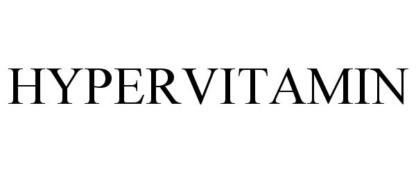 Trademark Logo HYPERVITAMIN