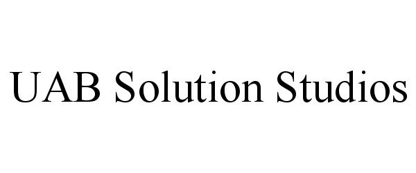 Trademark Logo UAB SOLUTION STUDIOS