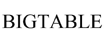 Trademark Logo BIGTABLE