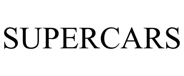 Trademark Logo SUPERCARS