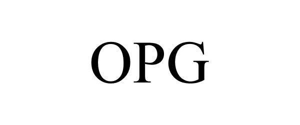 Trademark Logo OPG