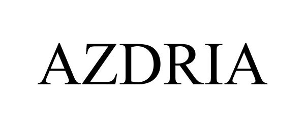 Trademark Logo AZDRIA