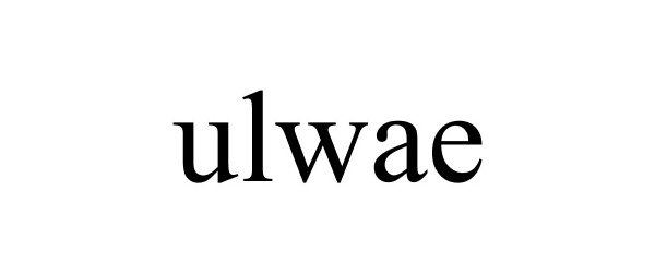 Trademark Logo ULWAE