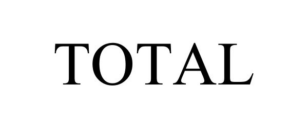 Trademark Logo TOTAL