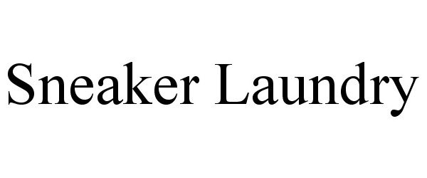 Trademark Logo SNEAKER LAUNDRY