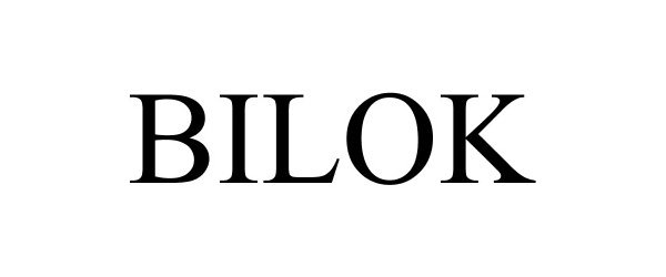 Trademark Logo BILOK