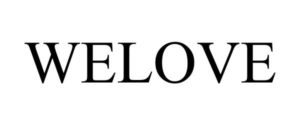 Trademark Logo WELOVE