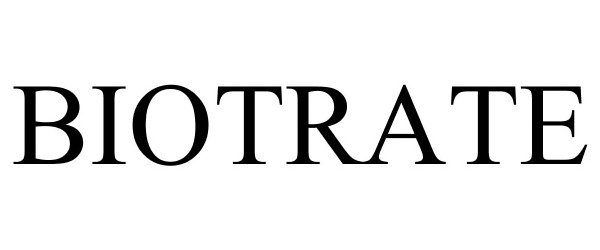 Trademark Logo BIOTRATE