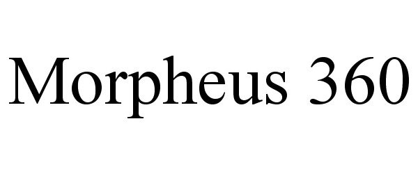 Trademark Logo MORPHEUS 360