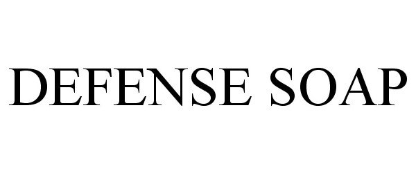 Trademark Logo DEFENSE SOAP