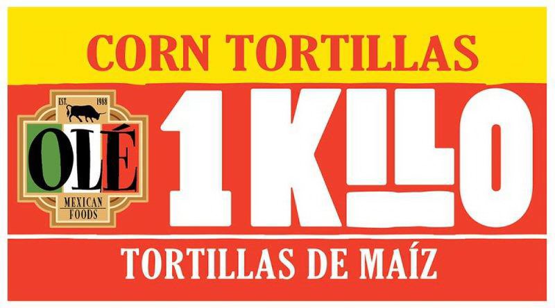  OLÃ MEXICAN FOODS EST. 1988 CORN TORTILLAS 1KILO TORTILLAS DE MAÃZ