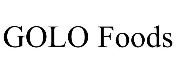 Trademark Logo GOLO FOODS