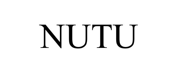 Trademark Logo NUTU