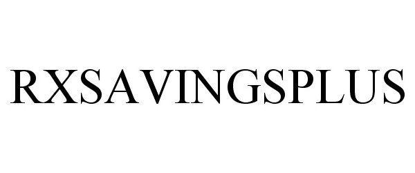 Trademark Logo RXSAVINGSPLUS