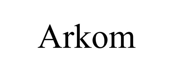 Trademark Logo ARKOM