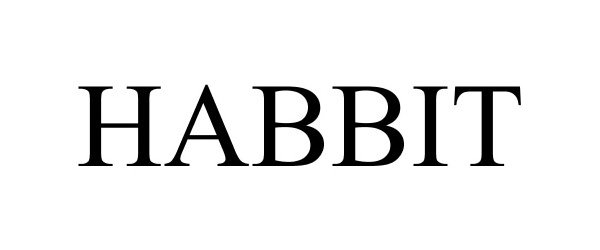 Trademark Logo HABBIT