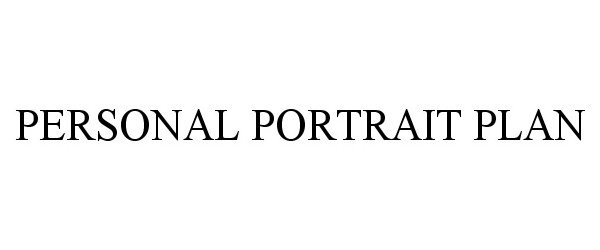 Trademark Logo PERSONAL PORTRAIT PLAN
