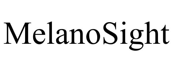 Trademark Logo MELANOSIGHT