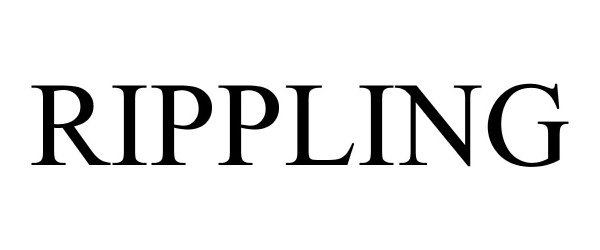 Trademark Logo RIPPLING