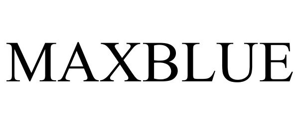 Trademark Logo MAXBLUE