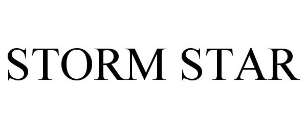 Trademark Logo STORM STAR