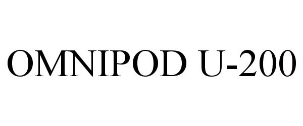 Trademark Logo OMNIPOD U-200