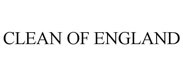  CLEAN OF ENGLAND