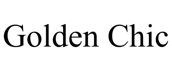 Trademark Logo GOLDEN CHIC