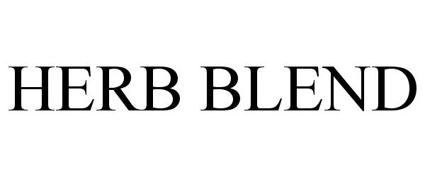 Trademark Logo HERB BLEND