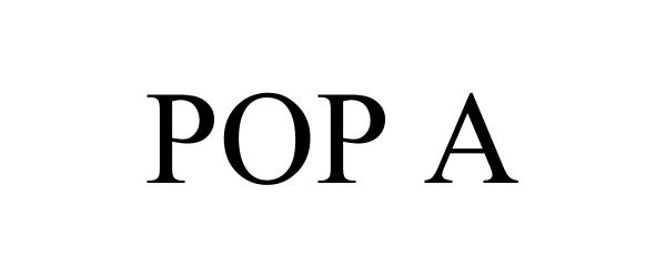 Trademark Logo POP A