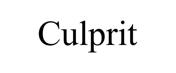 Trademark Logo CULPRIT