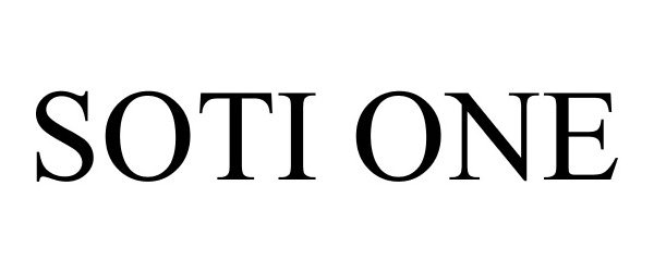 Trademark Logo SOTI ONE