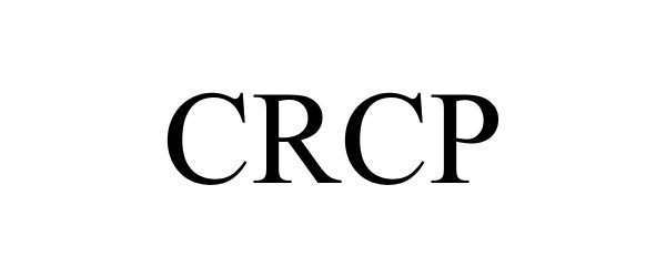 Trademark Logo CRCP