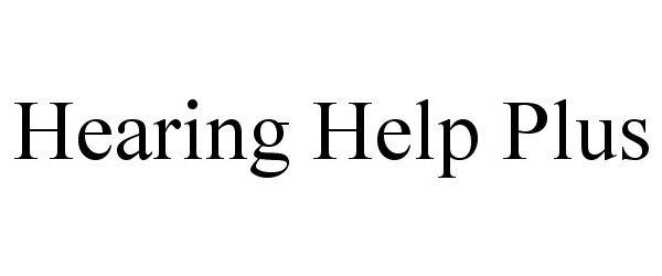  HEARING HELP PLUS