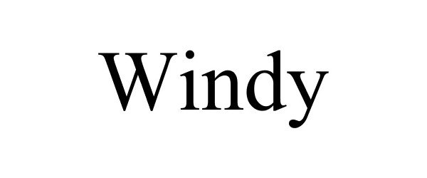 Trademark Logo WINDY