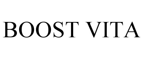 Trademark Logo BOOST VITA